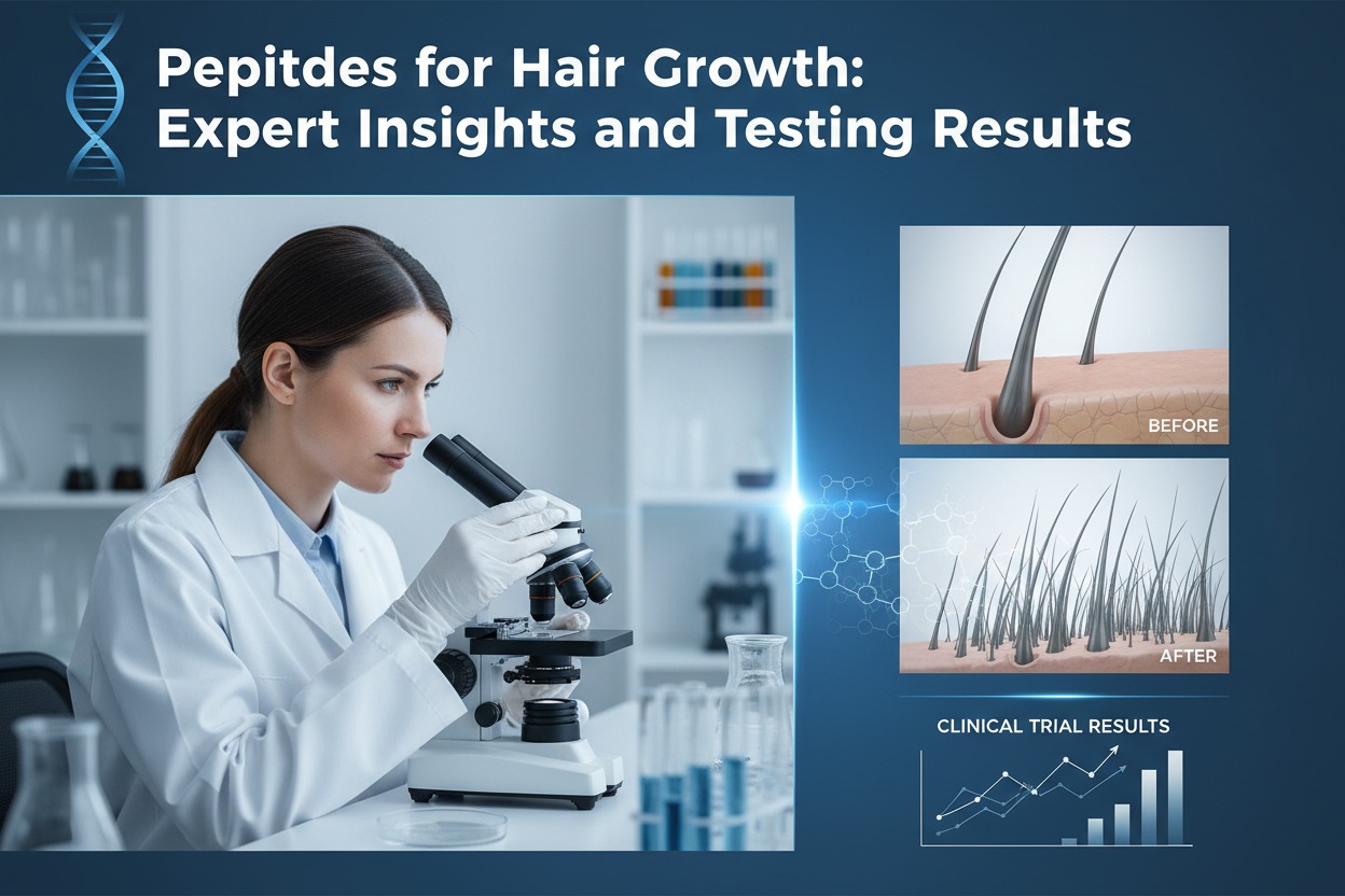 Peptides for Hair Growth: Expert Insights and Testing Results